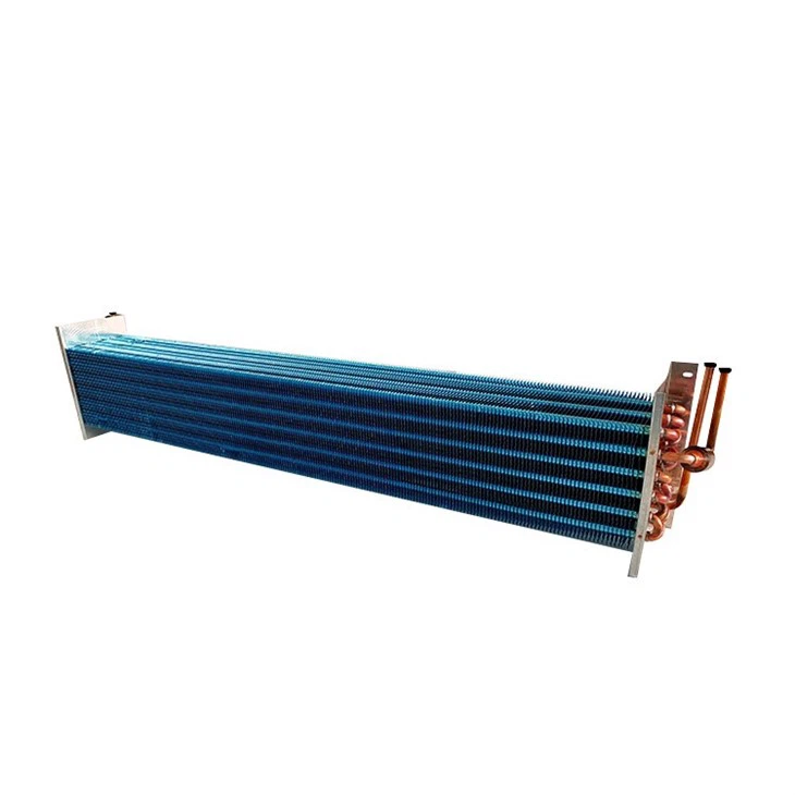 Freezer Display Cabinet Copper Tube And Aluminum Fin Evaporator